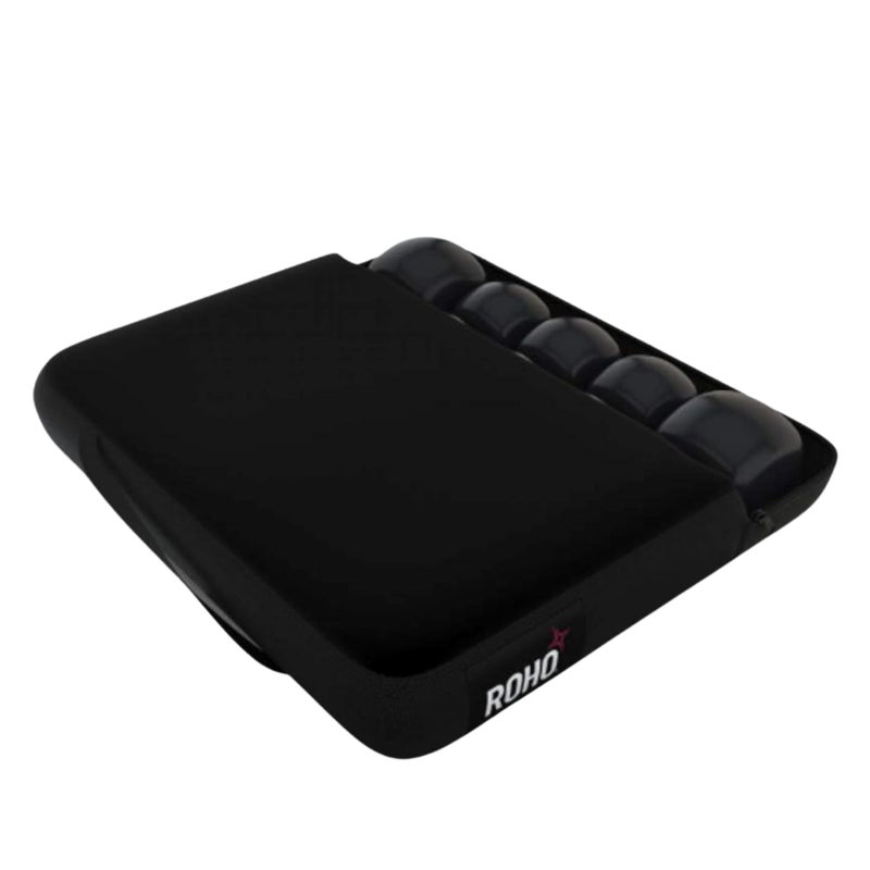 ROHO MOSAIC Cushion, Heavy Duty, Inflatable Seat Cushion for Office Chair, Wheelchair, Cars, Home Living, & Back Aches Support, Adjustable Cushion with Stretchable Cover & Non-Skid Bottom, 18" x 18" - Image 4